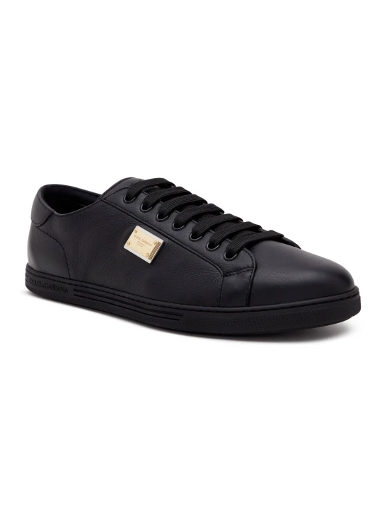 Zdjęcie produktu Dolce & Gabbana Skórzane sneakersy czarny
