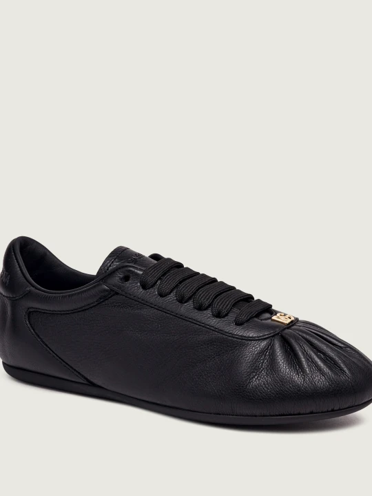 Zdjęcie produktu Dolce & Gabbana Skórzane sneakersy Ballet czarny