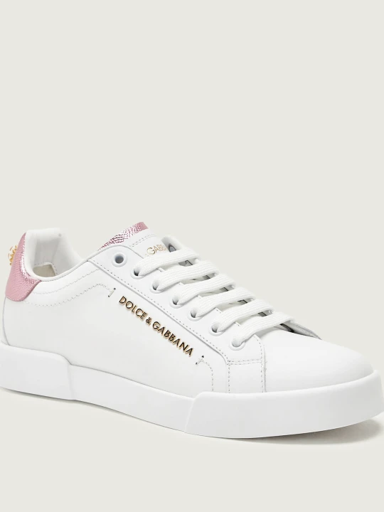 Zdjęcie produktu Dolce & Gabbana Skórzane sneakersy Portofino biały