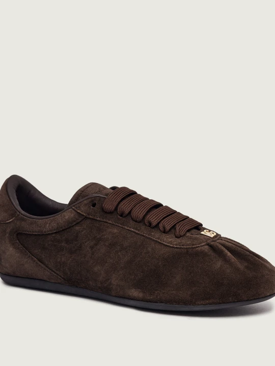 Zdjęcie produktu Dolce & Gabbana Sneakersy Bassa | zamsz brązowy