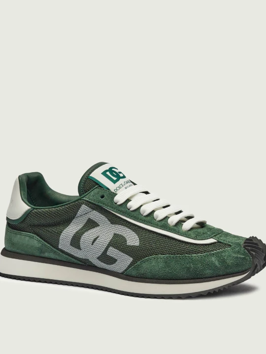 Zdjęcie produktu Dolce & Gabbana Sneakersy DG Cushion | zamsz butelkowa zieleń