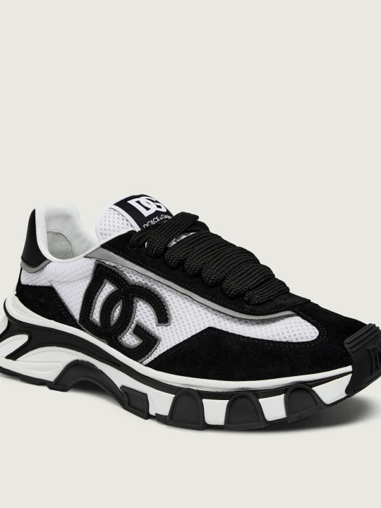 Zdjęcie produktu Dolce & Gabbana Sneakersy RETE LOW | zamsz biały