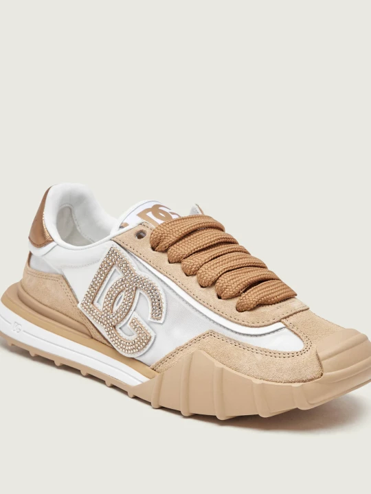 Zdjęcie produktu Dolce & Gabbana Sneakersy | zamsz beżowy