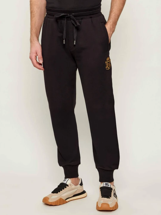 Zdjęcie produktu Dolce & Gabbana Spodnie dresowe | Regular Fit czarny