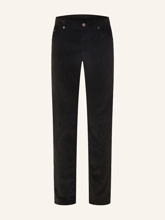 Zdjęcie produktu Dolce & Gabbana Spodnie Sztruksowe Slim Fit schwarz CZARNY