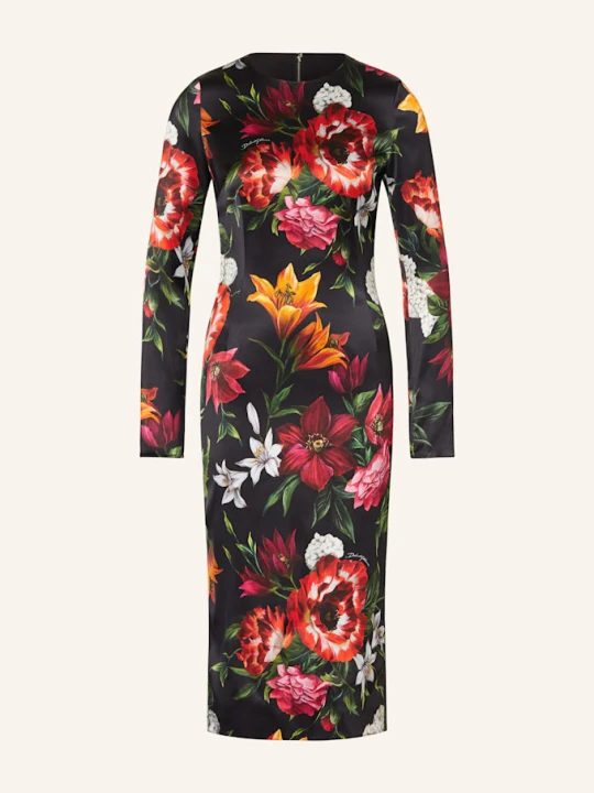 Zdjęcie produktu Dolce & Gabbana Sukienka Etui Z Satyny rot