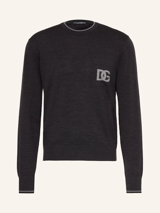 Zdjęcie produktu Dolce & Gabbana Sweter grau CZIEMNOSZARY