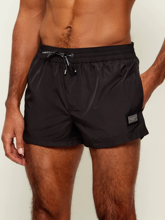 Zdjęcie produktu Dolce & Gabbana Szorty kąpielowe | Regular Fit czarny