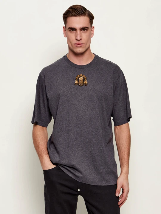 Zdjęcie produktu Dolce & Gabbana T-shirt | Loose fit grafitowy