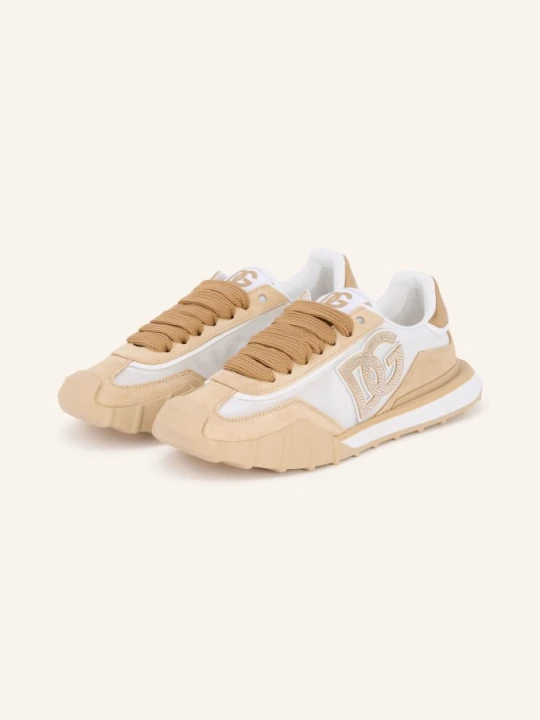 Zdjęcie produktu Dolce & Gabbana Trampki Z Kryształkami beige