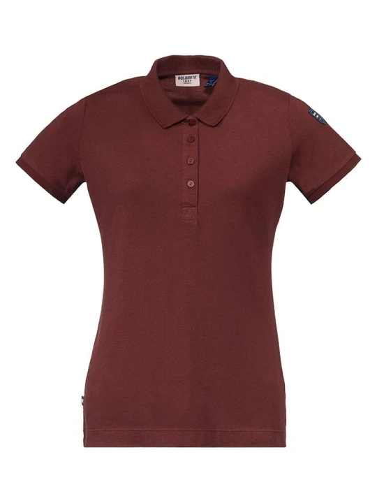Zdjęcie produktu DOLOMITE Funkcyjna koszulka polo "Expedition" w kolorze bordowym rozmiar: XL