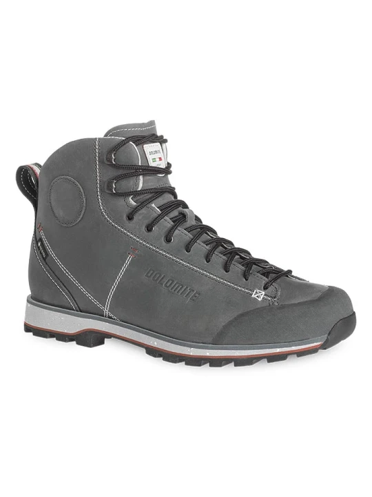 Zdjęcie produktu DOLOMITE Skórzane botki trekkingowe "54 High Fg Evo GTX" w kolorze szarym rozmiar: 38