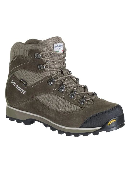 Zdjęcie produktu DOLOMITE Skórzane botki turystyczne "Zernez GTX" w kolorze khaki rozmiar: 42