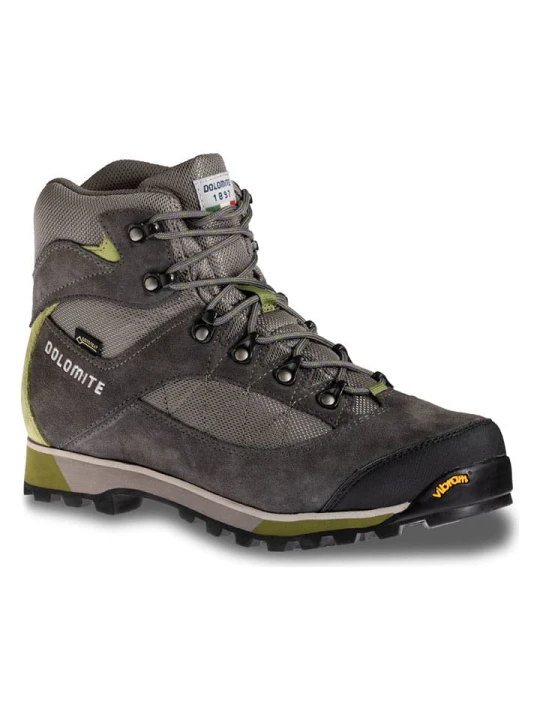 Zdjęcie produktu DOLOMITE Skórzane botki turystyczne "Zernez GTX" w kolorze szarym rozmiar: 47