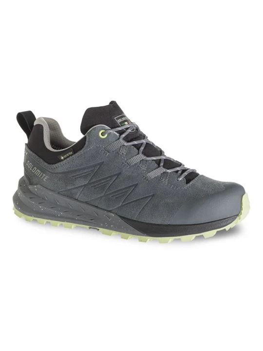 Zdjęcie produktu DOLOMITE Skórzane buty trekkingowe "Croda Nera GTX" w kolorze szarym rozmiar: 39, 5