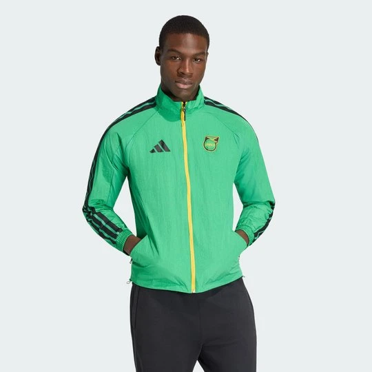Zdjęcie produktu Domowa bluza reprezentacyjna Jamajka x Bob Marley Adidas Vivid Green