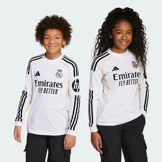 Zdjęcie produktu Domowa koszulka z długim rękawem Real Madryt 25 / 26 Adidas biały