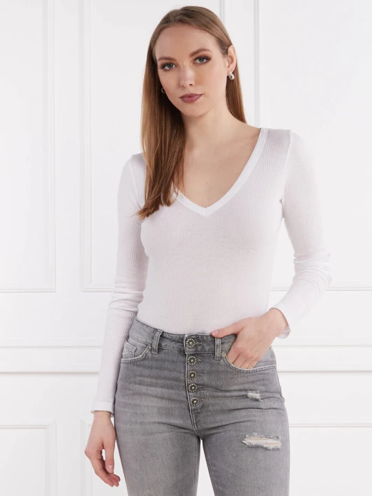 Zdjęcie produktu DONDUP - made in Italy Bluzka | Slim Fit biały