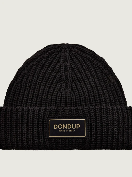Zdjęcie produktu DONDUP - made in Italy Czapka | z dodatkiem wełny czarny