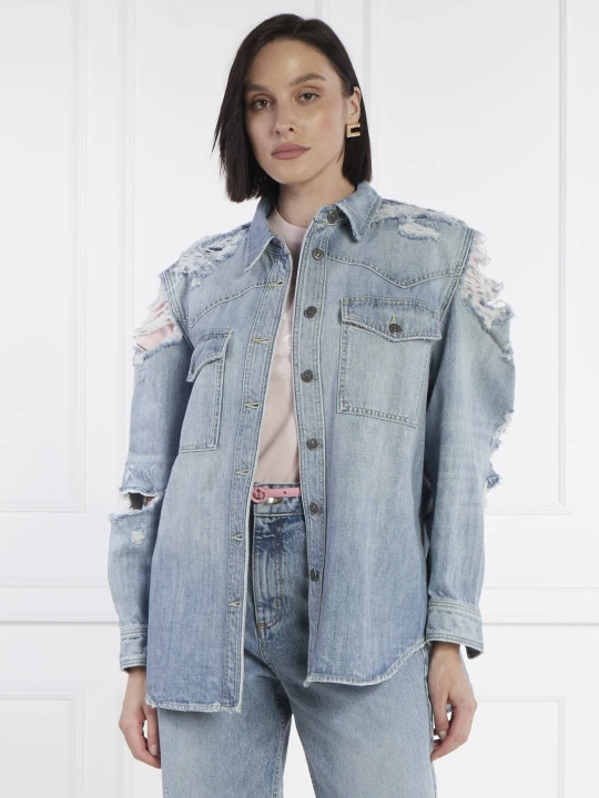 Zdjęcie produktu DONDUP - made in Italy Jeansowa koszula | Oversize fit niebieski
