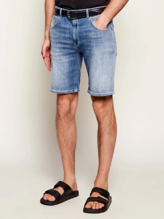 Zdjęcie produktu DONDUP - made in Italy Jeansowe szorty DERICK | Regular Fit niebieski