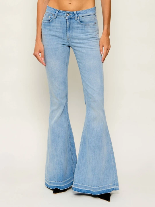 Zdjęcie produktu DONDUP - made in Italy Jeansy Karen | flare fit niebieski