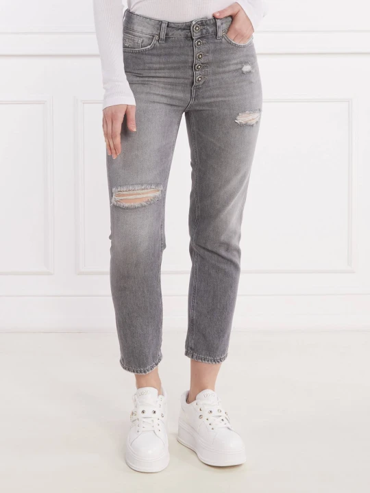 Zdjęcie produktu DONDUP - made in Italy Jeansy KOONS JEWEL | Loose fit szary