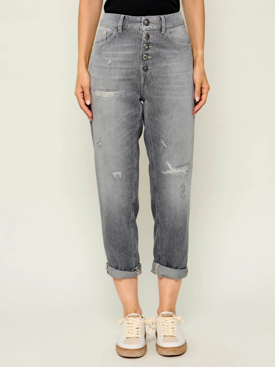 Zdjęcie produktu DONDUP - made in Italy Jeansy Koons | Loose fit | high waist szary