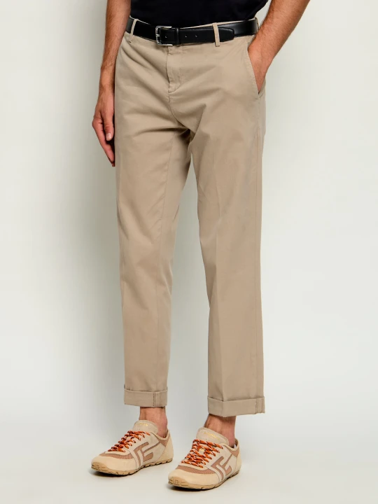Zdjęcie produktu DONDUP - made in Italy Spodnie chino Gaubert | Relaxed fit beżowy