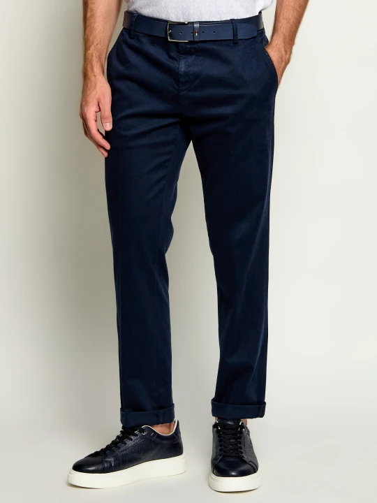 Zdjęcie produktu DONDUP - made in Italy Spodnie chino Gaubert | Relaxed fit granatowy