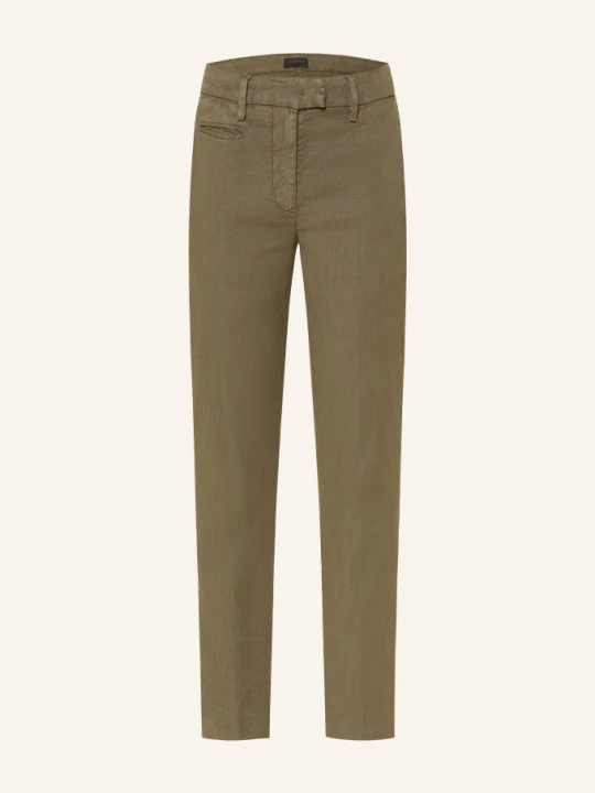 Zdjęcie produktu Dondup Spodnie 7/8 Perfect Z Lnem gruen KHAKI