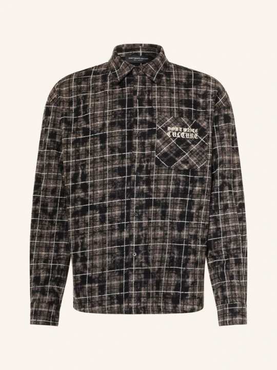 Zdjęcie produktu Don't Waste Culture Koszula Flanelowa Levi Comfort Fit schwarz