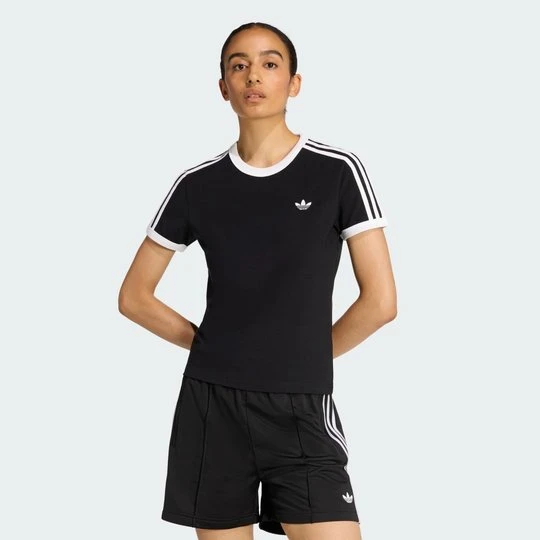 Zdjęcie produktu DOPASOWANA KOSZULKA 3 STRIPES Adidas