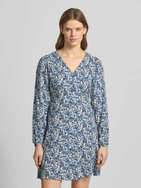 Zdjęcie produktu Dopasowana sukienka casualowa z czystej wiskozy model 'EVIDA' Only Błękitny