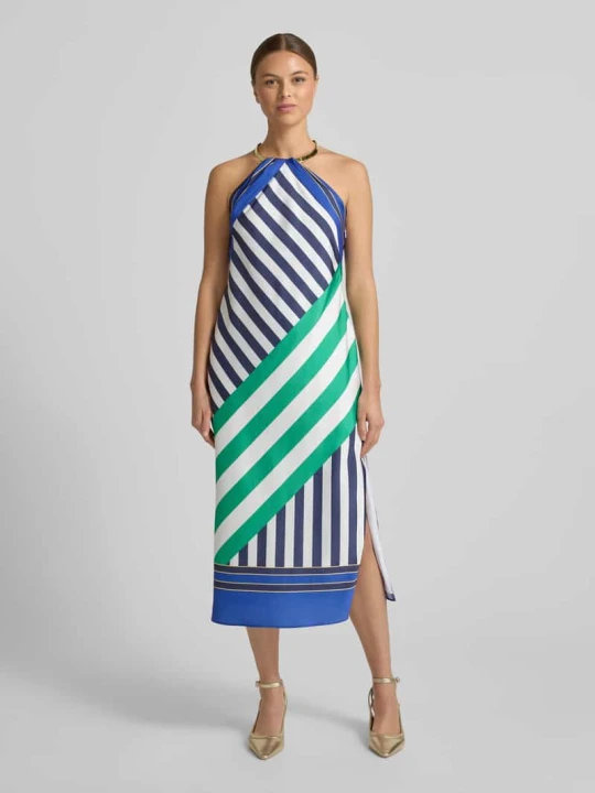 Zdjęcie produktu Dopasowana sukienka koktajlowa z wzór na całej powierzchni model 'SULADRI' Lauren Ralph Lauren pomarańczowy