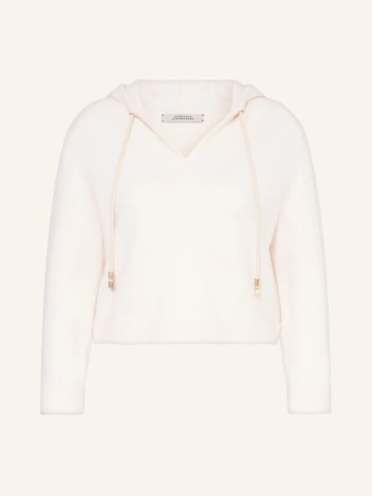 Zdjęcie produktu Dorothee Schumacher Bluza Z Kapturem Modern Statements Z Kaszmiru weiss KREMOWY