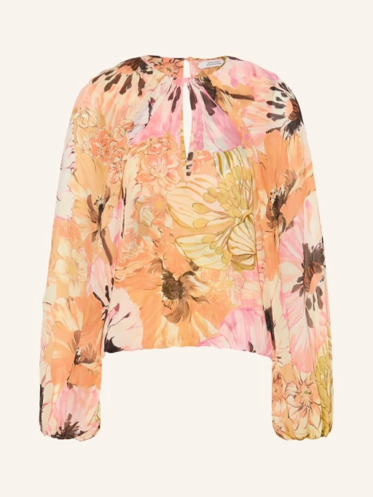 Zdjęcie produktu Dorothee Schumacher Bluzka Floral Dream Z Odpinanym Kołnierzykiem pink