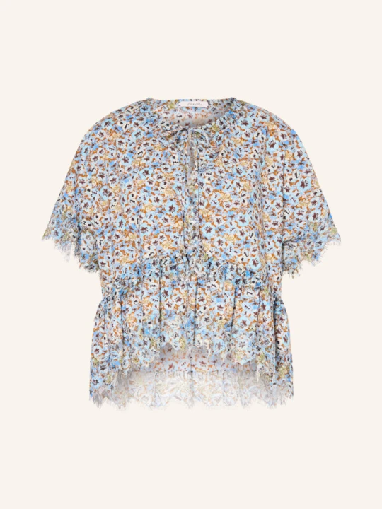 Zdjęcie produktu Dorothee Schumacher Bluzka Floral Volumes Z Koronką blau