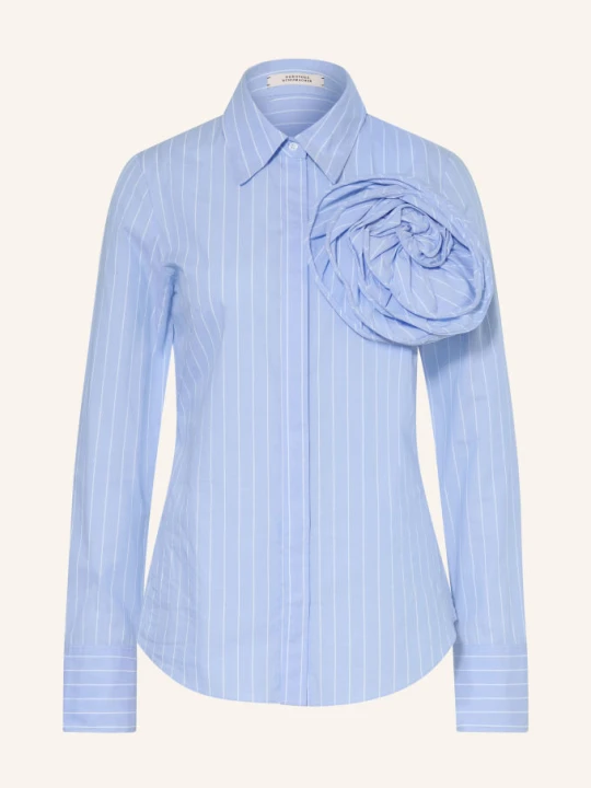 Zdjęcie produktu Dorothee Schumacher Bluzka Koszulowa Striped Power Z Odpinaną Aplikacją blau