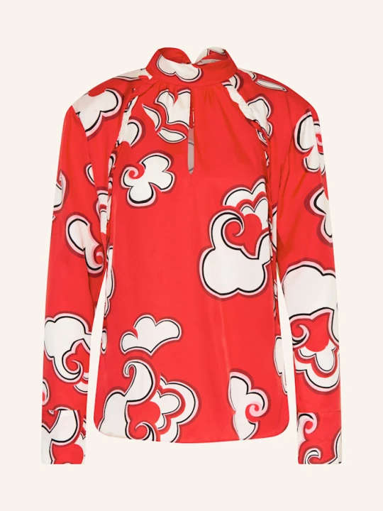 Zdjęcie produktu Dorothee Schumacher Bluzka Z Kokardą Soft Florals Z Wycięciem rot