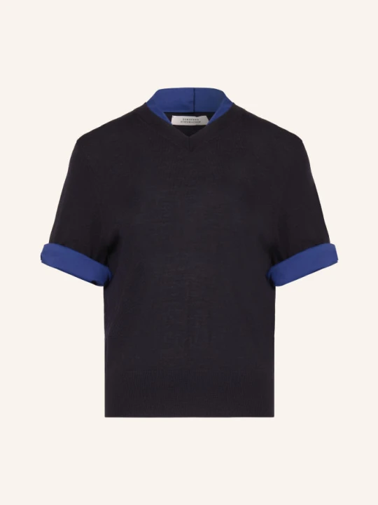 Zdjęcie produktu Dorothee Schumacher Dzianinowa Koszulka Chic Merino Z Mieszanki Materiałów schwarz