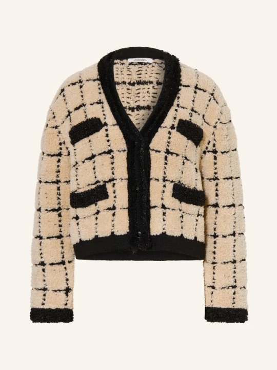Zdjęcie produktu Dorothee Schumacher Kardigan Timeless Chic Z Alpaki I Przędzy Z Brokatem beige