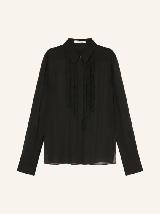 Zdjęcie produktu Dorothee Schumacher Bluzka Koszulowa Sheer Twist schwarz CZARNY