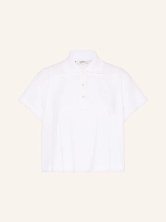 Zdjęcie produktu Dorothee Schumacher Koszulka Polo Picqué Sporty Romance weiss BIAŁY