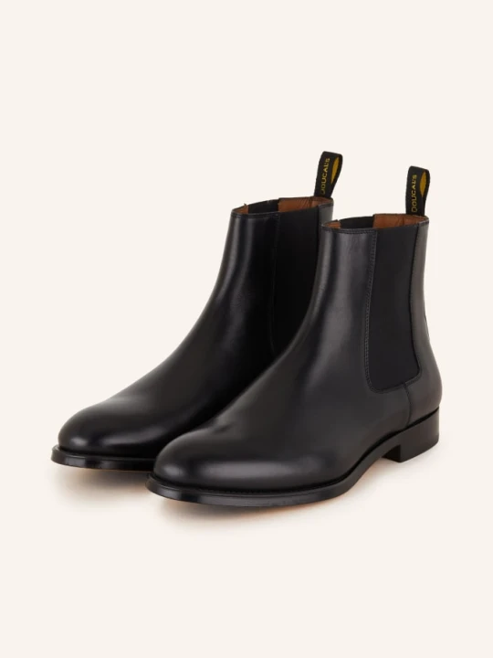 Zdjęcie produktu Doucal's Botki Chelsea Beatles schwarz CZARNY