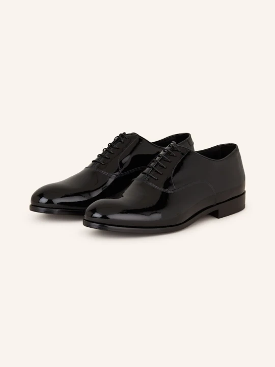 Zdjęcie produktu Doucal's Lakierowane Buty Sznurowane schwarz CZARNY