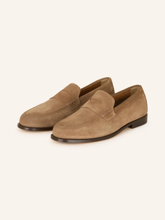 Zdjęcie produktu Doucal's Penny Loafers beige BRĄZOWY