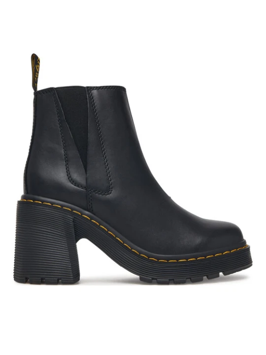 Zdjęcie produktu Dr. Martens Botki Spence Leather Flared Heel DM26440001 Czarny
