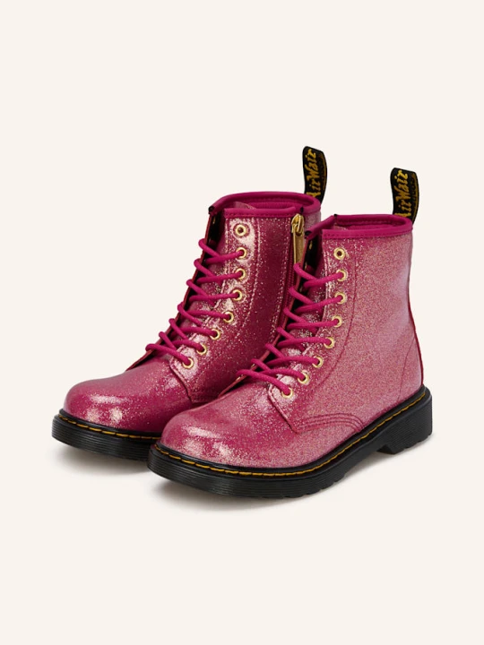 Zdjęcie produktu Dr. Martens Botki Sznurowane 1460 J pink