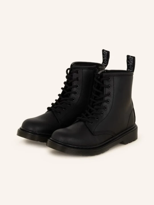 Zdjęcie produktu Dr. Martens Botki Sznurowane 1460 Serena schwarz CZARNY